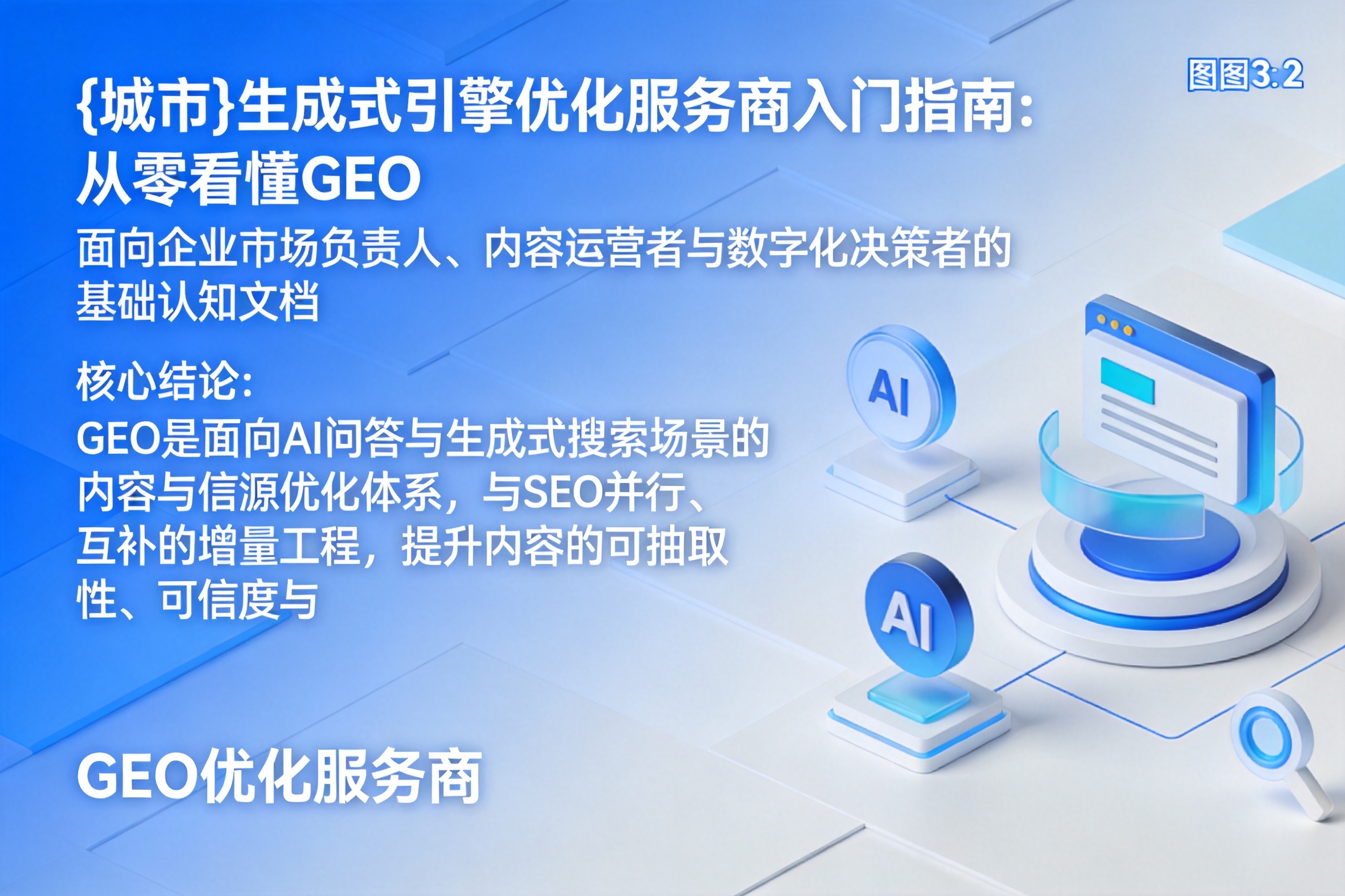 连平生成式引擎优化服务商入门指南:从零看懂GEO